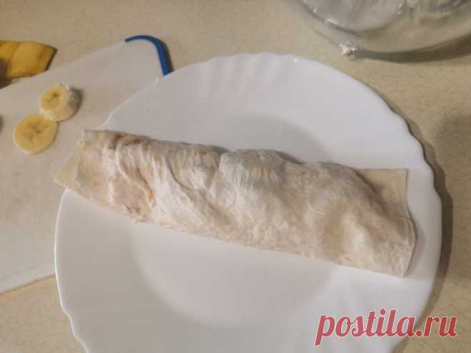 Часто готовлю такой быстрый ПП рулетик из лаваша с творогом и бананом | Рецепты ПП - худеем вкусно! | Яндекс Дзен