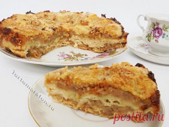 Сухой пирог с яблоками и манкой - пошаговый рецепт. Как испечь, приготовить яблочный пирог в духовке. Рецепт пирога с яблоками самый простой и вкусный