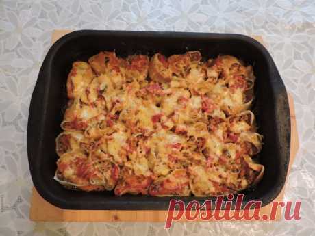 Фаршированные макароны