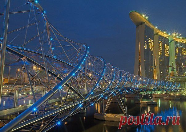 Мост "Хеликс", Сингапур.