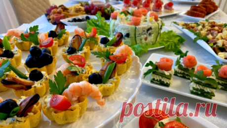 ПРАЗДНИЧНЫЙ СТОЛ НА ДЕНЬ РОЖДЕНИЯ! Новый Год! ИЗУМИТЕЛЬНО ВКУСНЫЕ и КРАСИВЫЕ блюда. | Будни Ани | Дзен