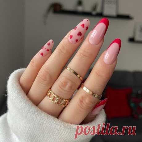 Френч с сердечками