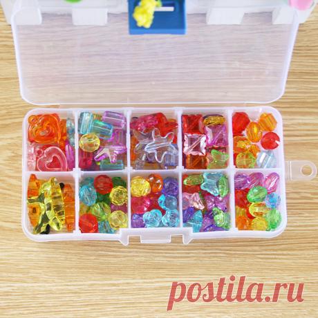 160 шт. DIY браслет пластиковые акриловые бусины комплект аксессуары, Смешанные дети бусины с коробкой, Бусины для детей купить на AliExpress