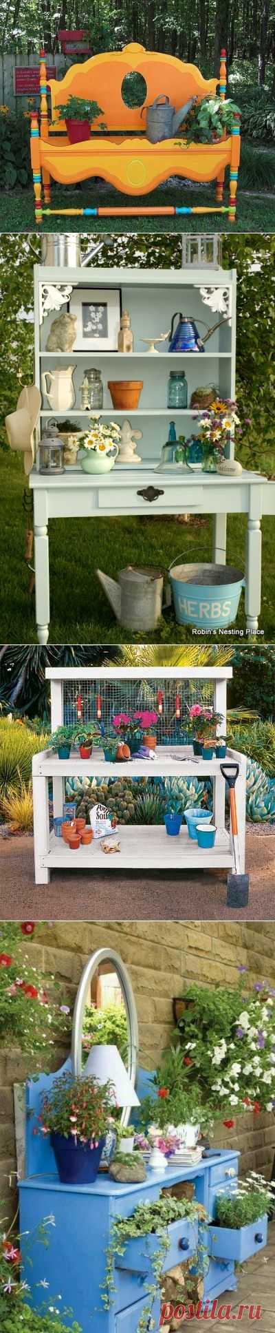 DIY Potting Benches | The Garden Glove