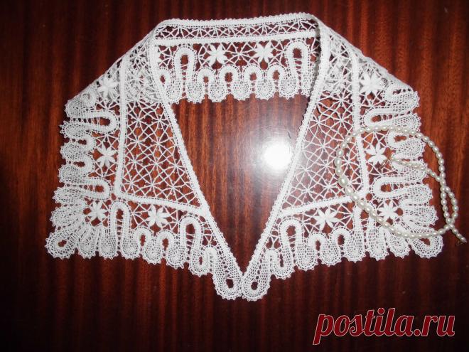 Воротник ЗВЕЗДОЧКИ. Автор сколка Мамровская.