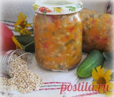 Рассольник с перловкой (на зиму) : Разное