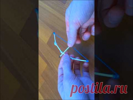 How to make a Bow and arrow from matches - Life Hacks