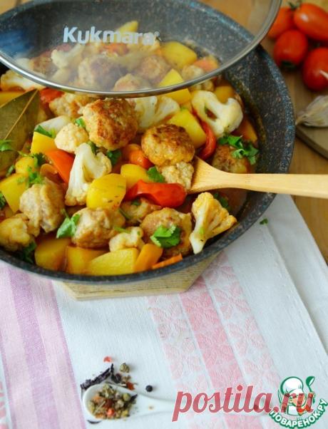 Овощное рагу с фрикадельками – кулинарный рецепт