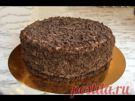 Торт "Шоколадный Наполеон" (Очень Вкусный) / Chocolate Napoleon Cake Recipe / Пошаговый Рецепт
