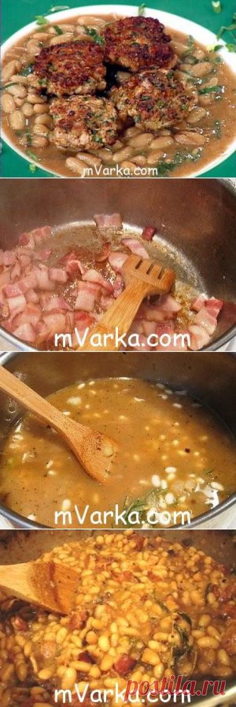 Фасоль в мультиварке с пивом и розмарином