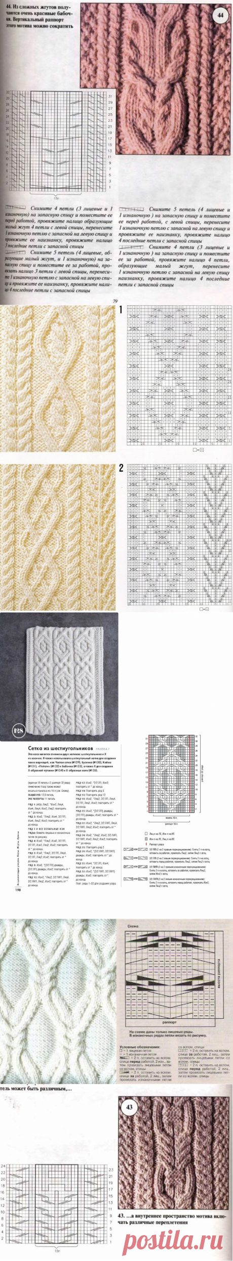 Араны, косы и жгуты - узоры для тёплых вещей! Смотрите схемы и описание. | Вяжем, лепим, творим, малюем) | Яндекс Дзен