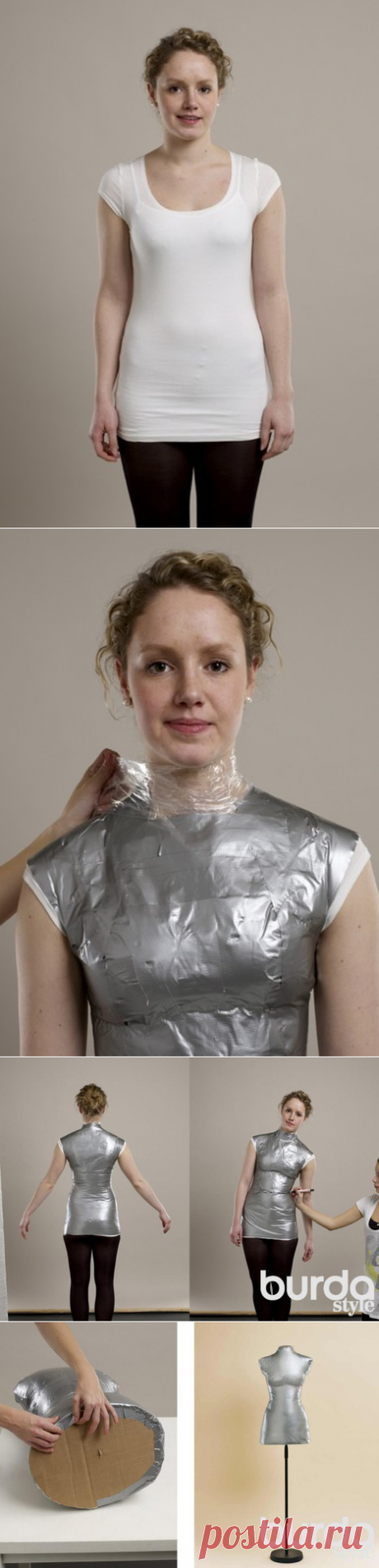 Индивидуальный манекен своими руками / Мастер-классы / Burdastyle