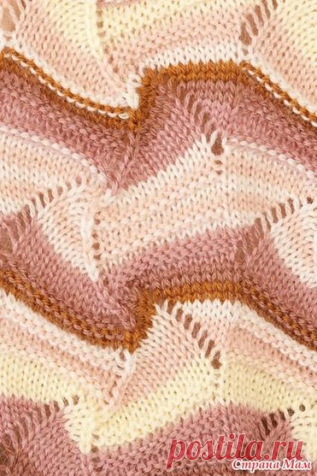 Узоры спицами - подборка узоров миссони