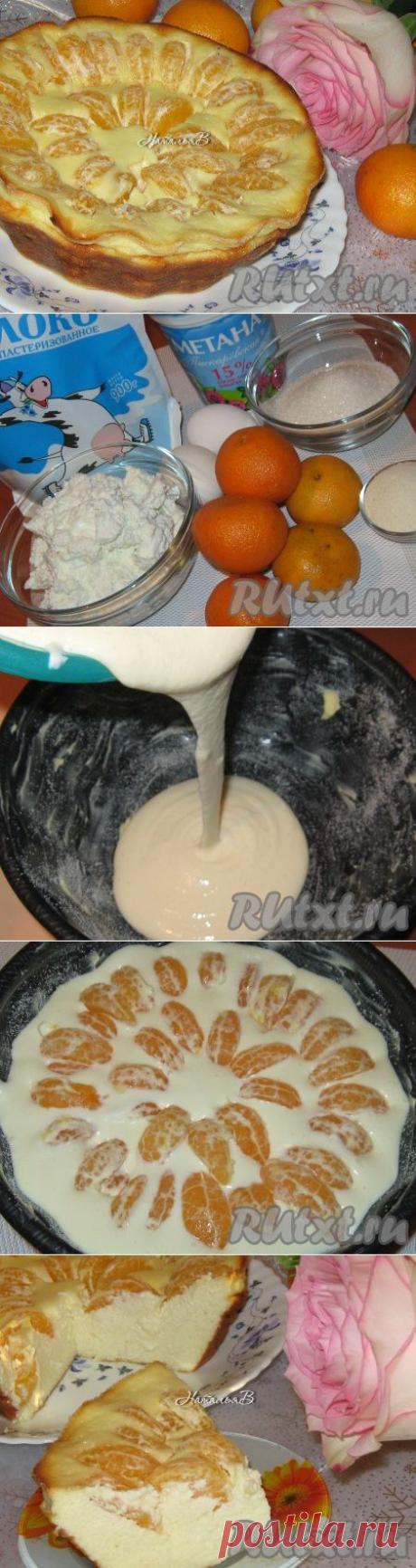 Творожная запеканка с мандаринами (рецепт с фото) | RUtxt.ru