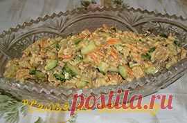 Салат с копченой курицей