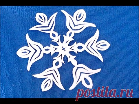 DIY. Новогодние ПОДЕЛКИ - Как сделать красивую СНЕЖИНКУ своим руками