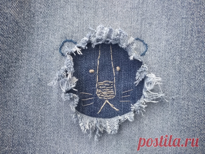 Идеи забавных заплаток на джинсы. | Handmade для всех | Яндекс Дзен