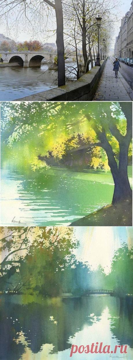 Умиротворяющая акварель