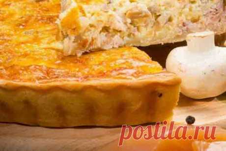 Пирог с курицей и грибами - на vse-o-ede-online.ru Пирог с курицей и грибами. Это настоящая классика кулинарного искусства, которая покорит сердца даже самых привередливых гурманов.