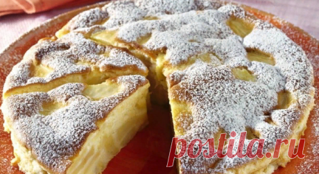 Итальянский нежный пирог с яблоками и устойчивой корочкой