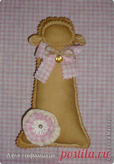 МК кофейной овечки-примитива | Страна Мастеров