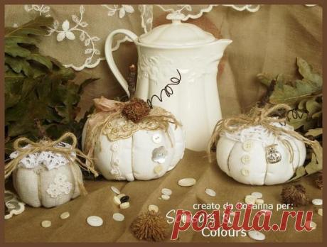 Шьем винтажную тыквочку.