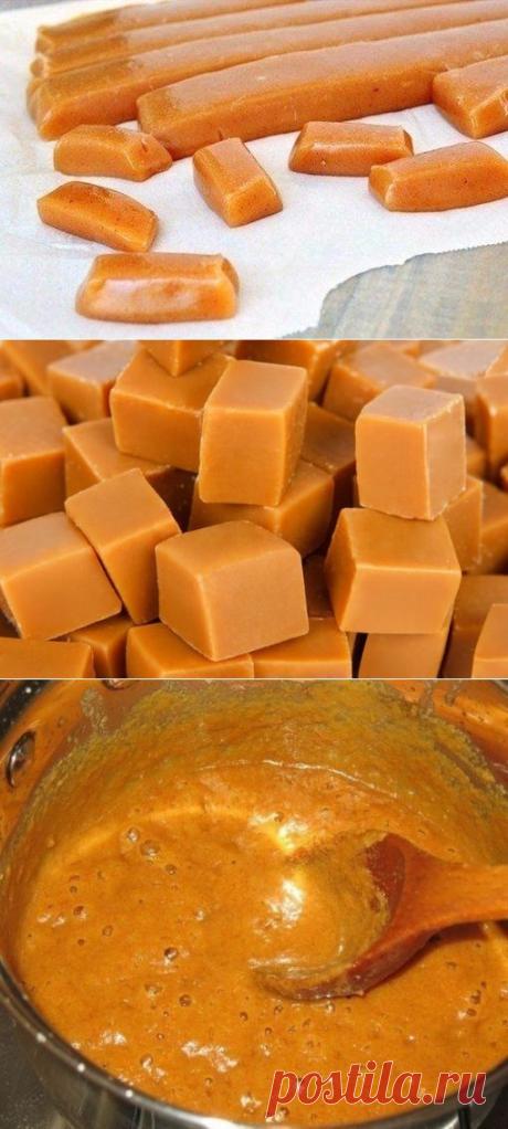 Как приготовить ириски тянучки   - рецепт, ингридиенты и фотографии