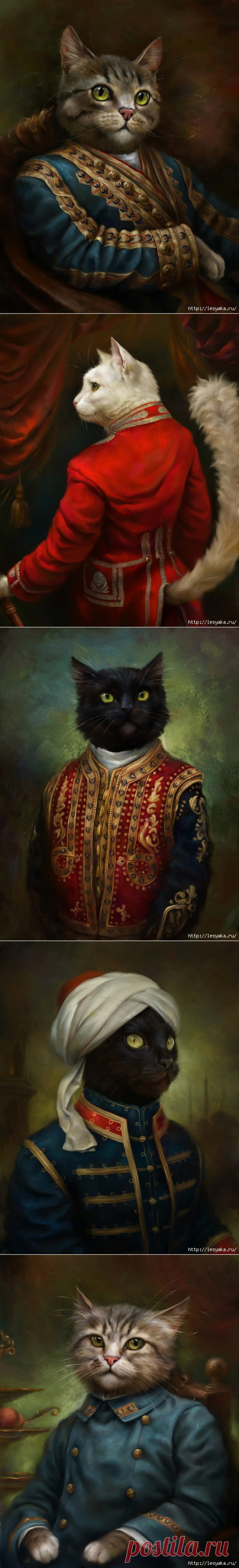 Коты Эрмитажа. Потрясающие открытки Эльдара Закирова