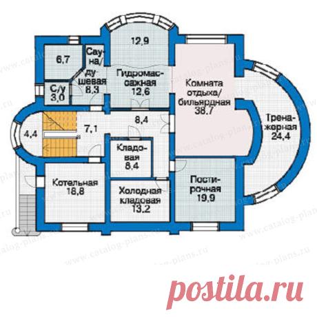 Проект дома из кирпича № 36-38 в классическом стиле | каталог Проекты коттеджей