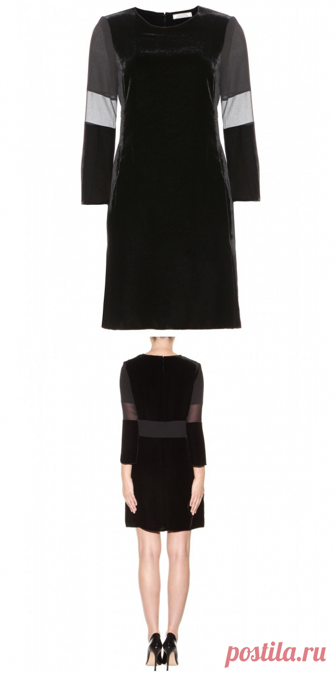 mytheresa.com - Velvet dress - Short - Dresses - Clothing - Nina Ricci - Luxury Fashion for Women / Designer clothing, shoes, bags