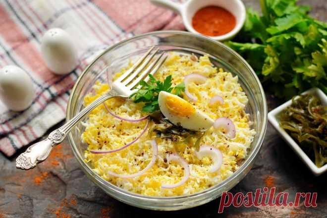 Салат «Морское дно» – мой любимый (всё просто, но по вкусу очень гармоничный) - Женский журнал