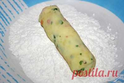 Картофельные палочки с сыром и соусом : Закуски и бутерброды