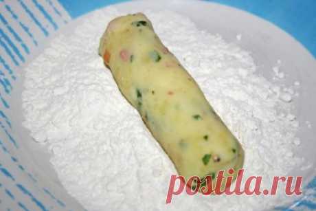 Картофельные палочки с сыром и соусом : Закуски и бутерброды