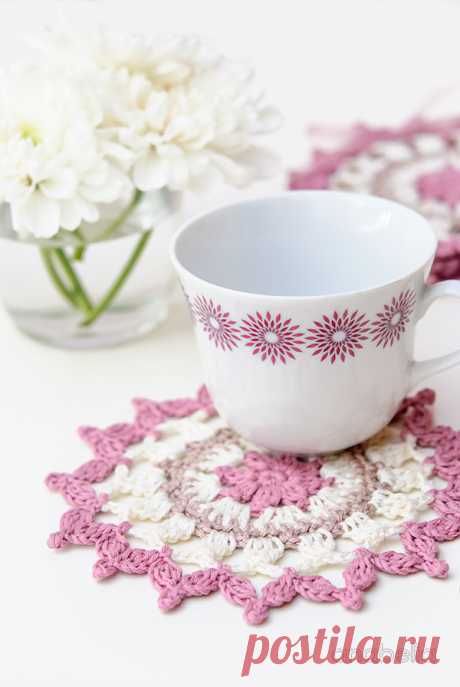 Anabelia craft design: Summer coasters, an easy to make weekend crochet project