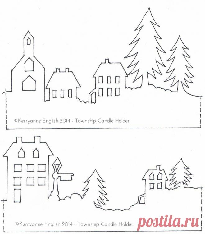 Сказочный зимний город в банке• МАМИН ГРАД- образовательный портал