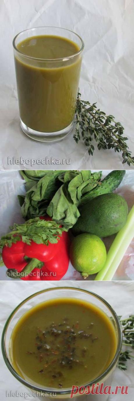Зеленый коктель "Средиземноморский суп" - ХЛЕБОПЕЧКА.РУ - рецепты, отзывы, инструкции