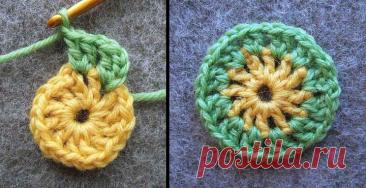 Crochet Motif Heart Free Pattern