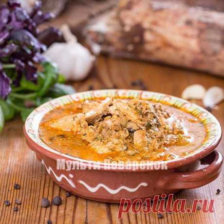 Чахохбили из курицы в мультиварке | Мультиповаренок