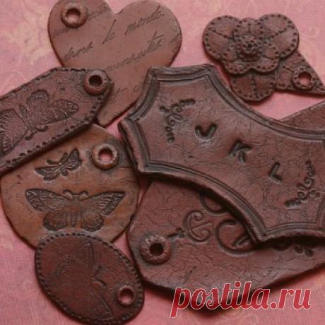 Поделки из глины, имитированные под кожу | Своими руками