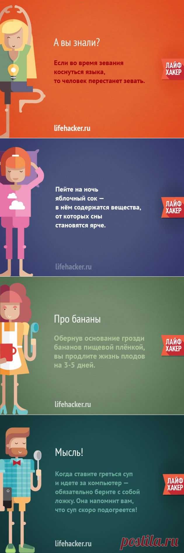 25 самых полезных лайфхаков в картинках - Лайфхакер