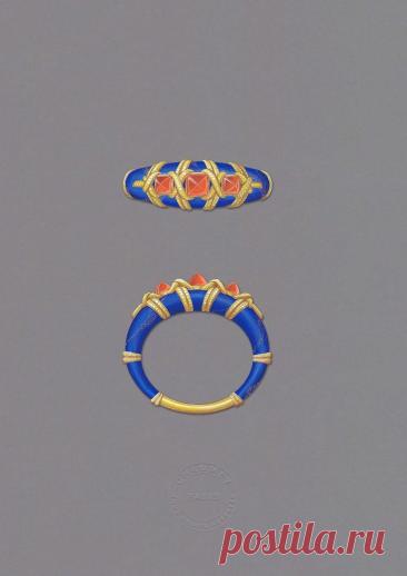 Браслет. Эскиз. Ювелирный дом «CHAUMET».