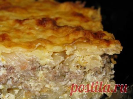 Рецепт: Запеканка с говядиной и картофелем