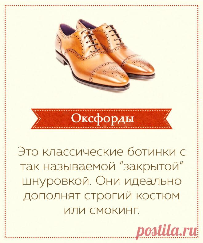 Оказывается, есть 15 видов мужских туфель! Какие у вас?