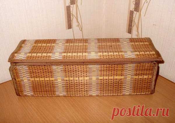 Шкатулка из бамбуковой салфетки своими руками | 33 Поделки | Яндекс Дзен