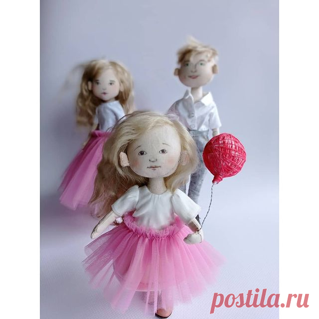 Photo shared by Кукла ручной работы куклаброшь on June 06, 2021 tagging @janifer_n. May be an image of child and toy.
