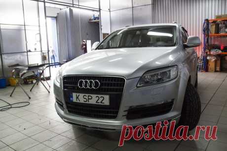Audi Q7 c новым лобовым стеклом