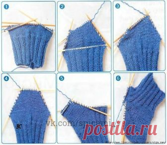 Виды носочных пяток — Сделай сам, идеи для творчества - DIY Ideas