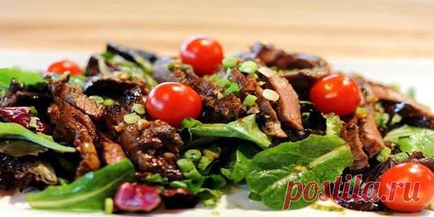 10 салатов для тех, кто любит мясо - Лайфхакер