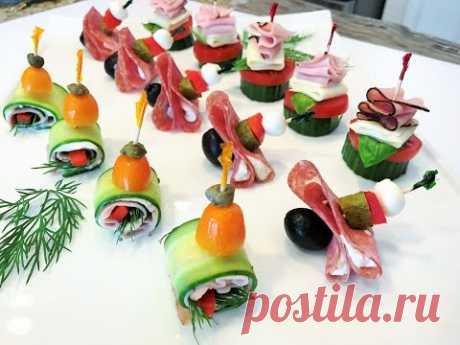 ПРАЗДНИЧНАЯ  ЗАКУСКА  3 вида (2 Часть) ОФИСНЫЙ КОРПОРАТИВ. Appetizer/