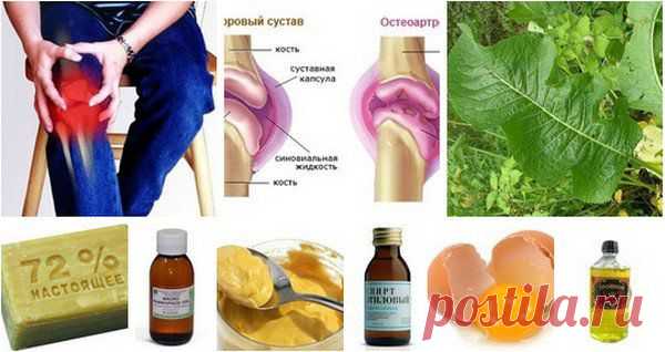 Болят колени, лечение народными средствами